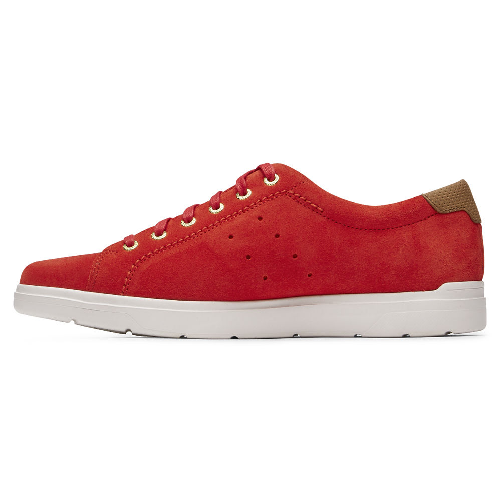 Rockport Mens Sneakers Red - Total Motion Lite Ltd Lace-To-Toes - UK 534-NRQUTI